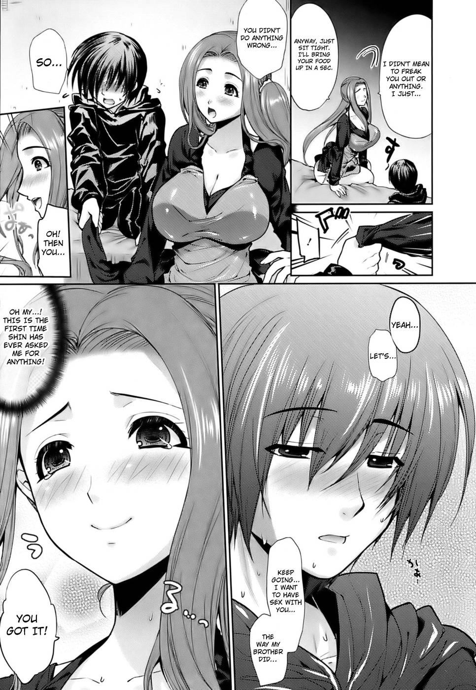 Hentai Manga Comic-Hazukashii Chibusa-Chapter 4: Sibling Union-13